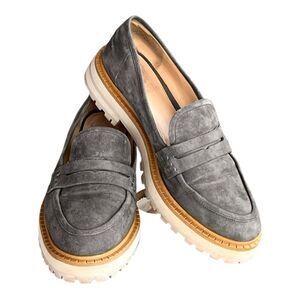 Vince Camuto McKella Platform Suede Loafers size 9